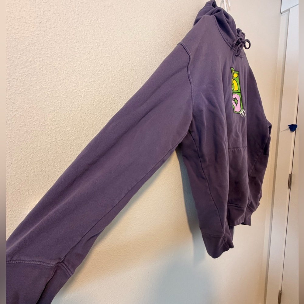 LSKD ‘90 Retro Heavyweight Purple Hoodie Oversized Streetwear Graphic XXL - Picture 2 of 6